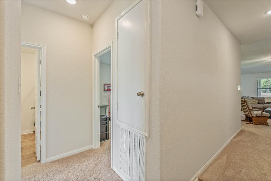 Entry into Bedrooms 1&2 & shared bathroom Entry into Bedrooms 1&2 & shared bathroom