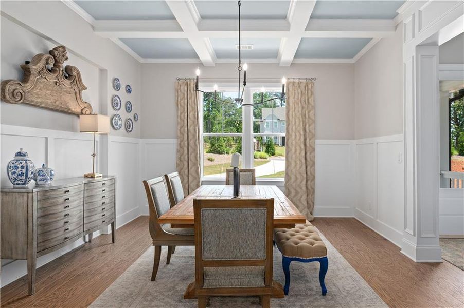 Furnished interior view inside a new home in , Cumming (Image 13).