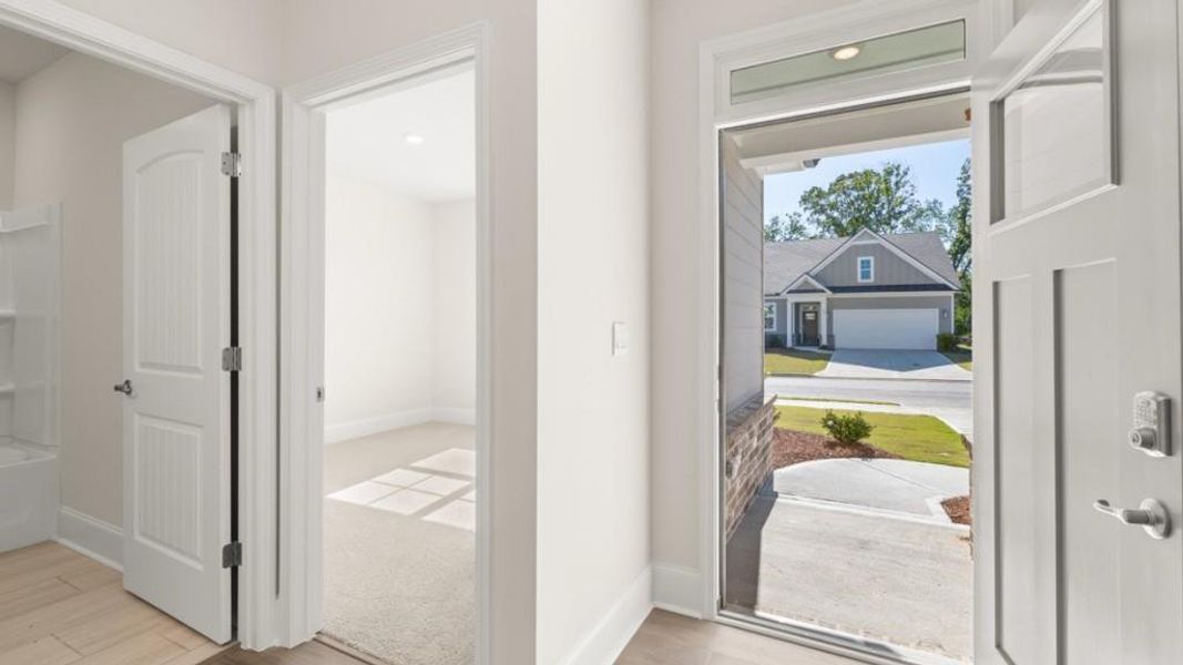 Spacious, unfurnished interior of a new home in Hamptons at Riverwood North, Dallas (Image 26).