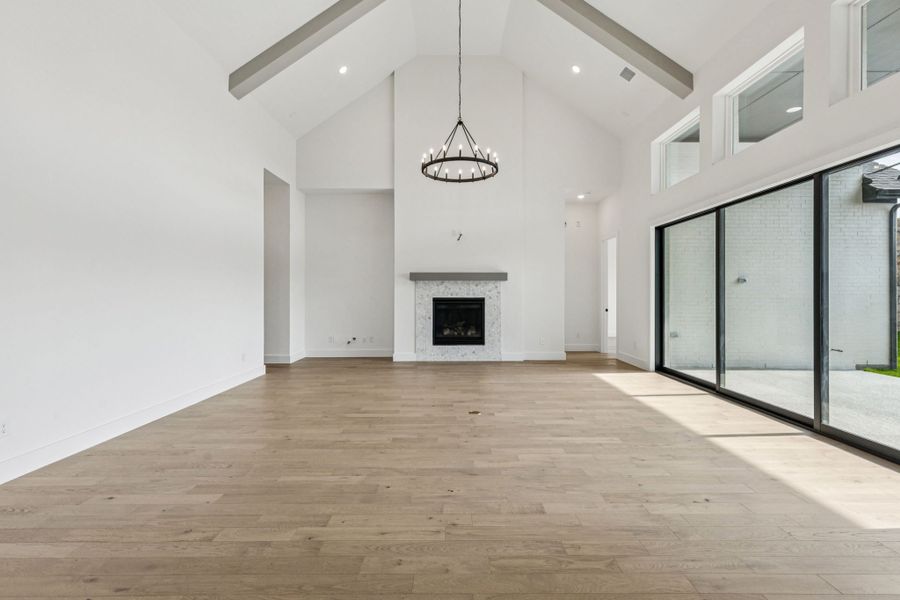 Representative unfurnished interior of a home built from the Chloe III by Southgate Homes in Windsong Ranch 71' Series, Prosper (Image 27).