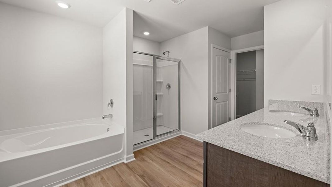 Furnished interior view inside a new home in Oconee Overlook Townhomes, Gainesville (Image 4).
