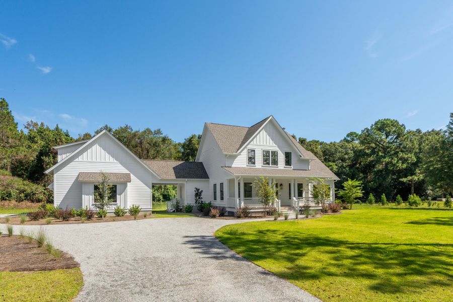 Front exterior of a new home in , Johns Island, SC, highlighting curb appeal (Image 36).