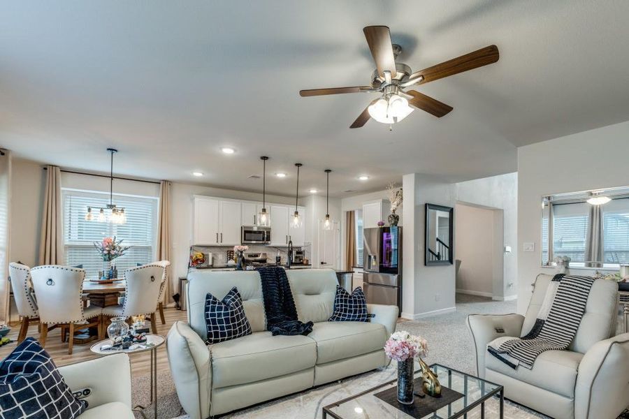 Furnished interior view inside a new home in , Fulshear (Image 7).