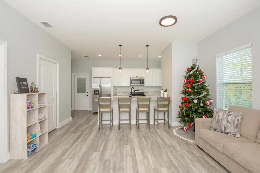 Furnished interior view inside a new home in , Sebring (Image 10).