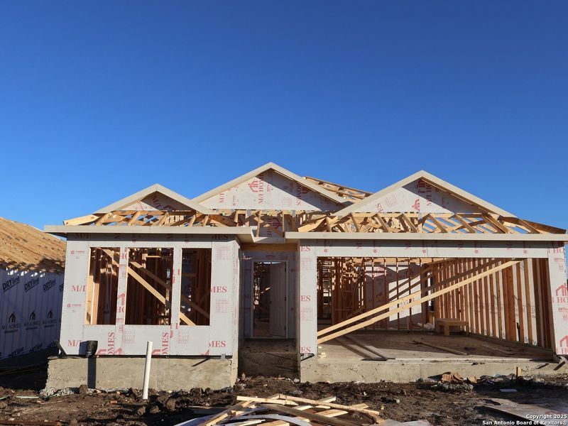 In-progress construction of a new home in Agave, San Antonio, TX (Image 20).