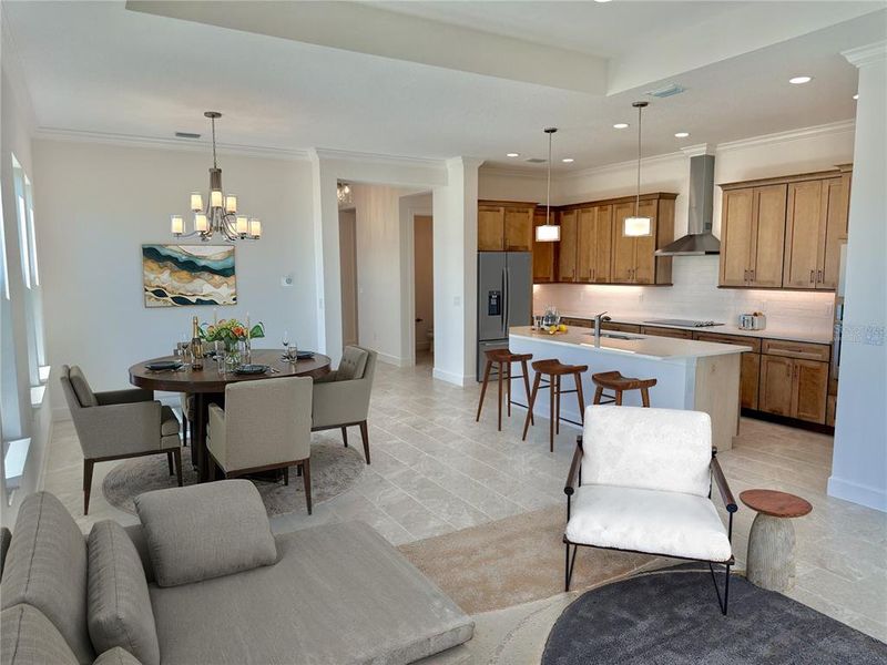 Furnished interior view inside a new home in Veranda Bay, Flagler Beach (Image 8).