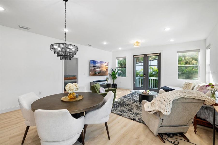 Furnished interior view inside a new home in , Tampa (Image 9). Furnished interior view inside a new home in , Tampa (Image 9).