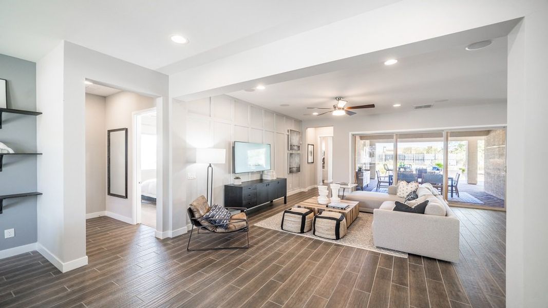 Furnished interior view inside a new home in Estrella, Goodyear (Image 11).