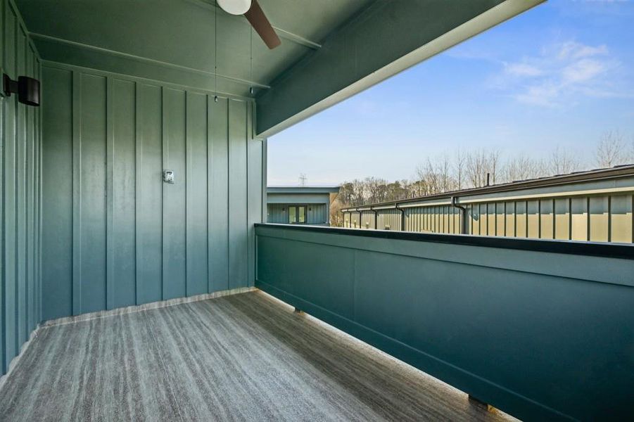 Exterior details and patio area of a home in , Atlanta (Image 25).
