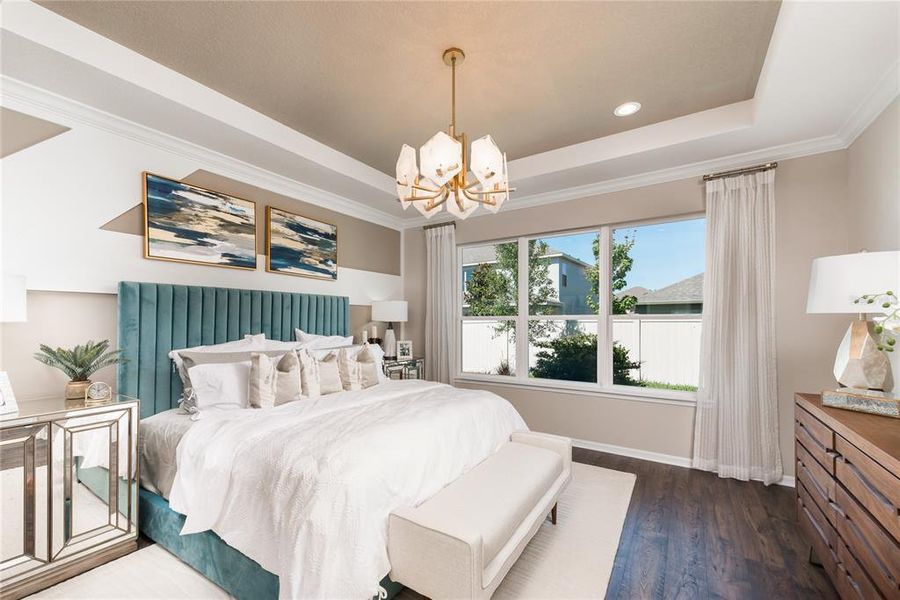 Furnished interior view inside a new home in Hammock at Two Rivers, Zephyrhills (Image 9).