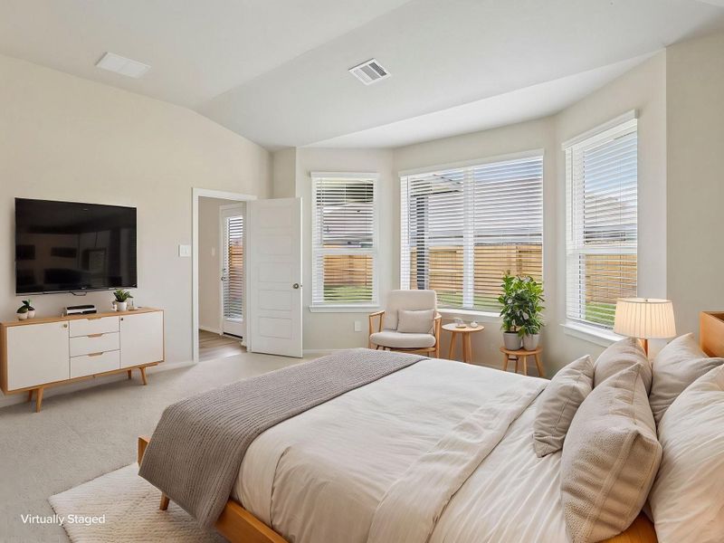 Furnished interior view inside a new home in Heights of Barbers Hill, Baytown (Image 3).