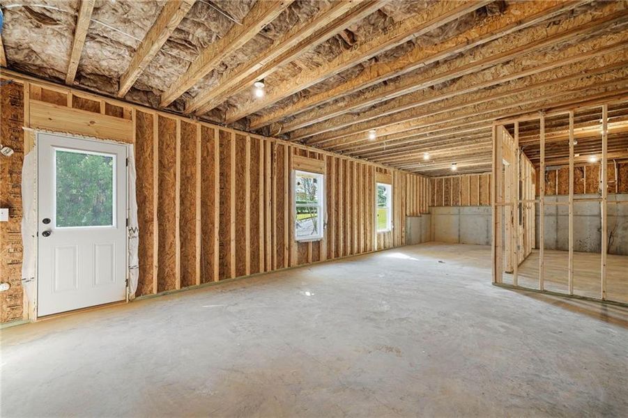 In-progress construction of a new home in , Calhoun, GA (Image 38).