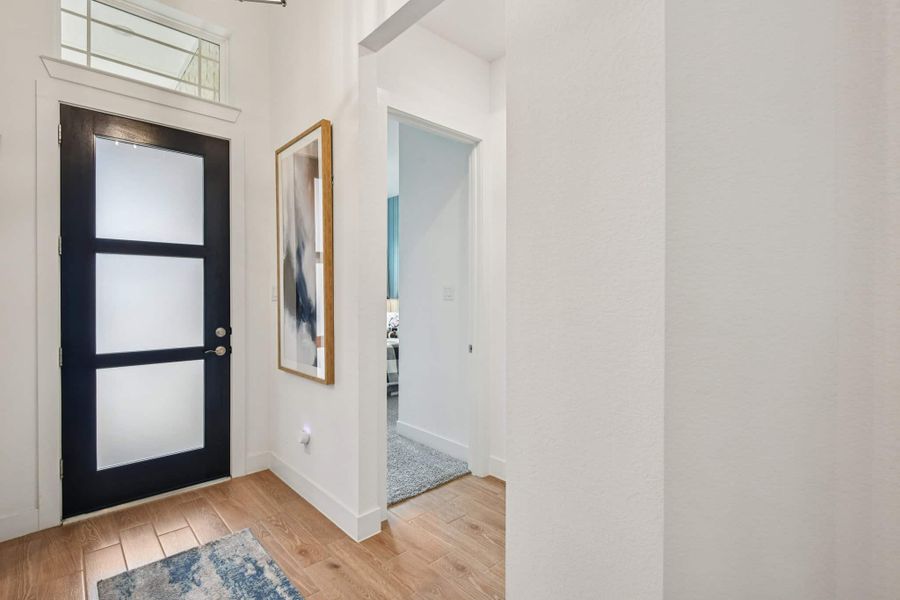 Furnished interior view inside a new home in Wood Leaf Reserve, Tomball (Image 11).