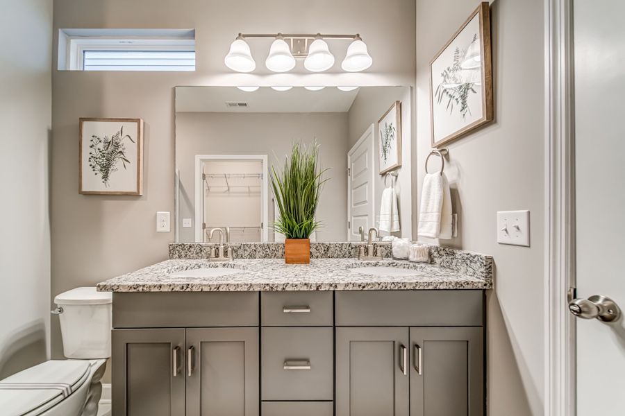 Representative furnished interior of a home built from the Crawford by Parkside Builders in The Woods, Gallatin (Image 17).