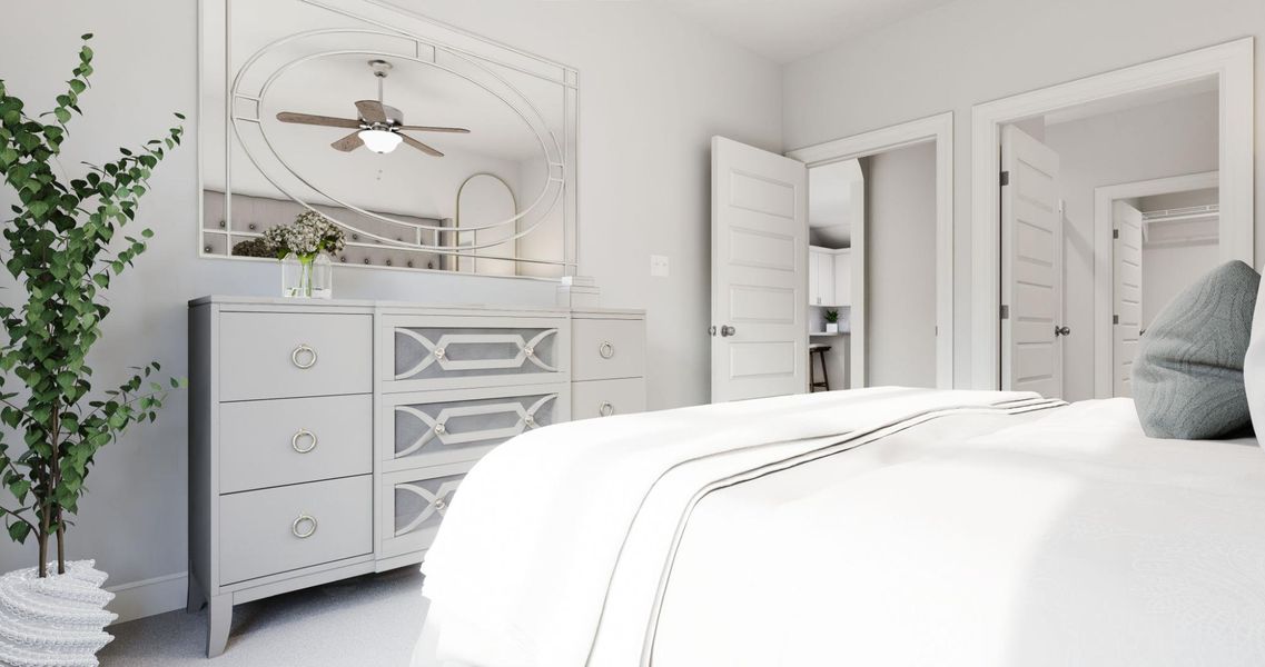 Furnished interior view inside a new home in Oxford Station, Gallatin (Image 12).