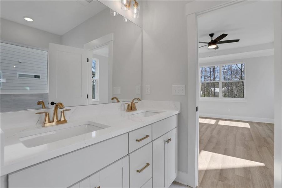 Furnished interior view inside a new home in Marble Tree, Ball Ground (Image 12).