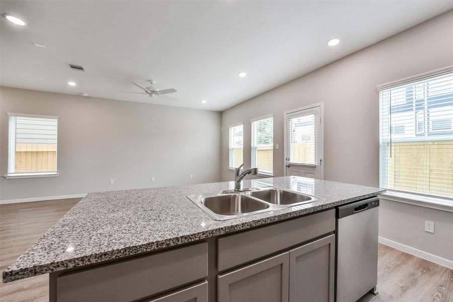 Furnished interior view inside a new home in , Houston (Image 12).