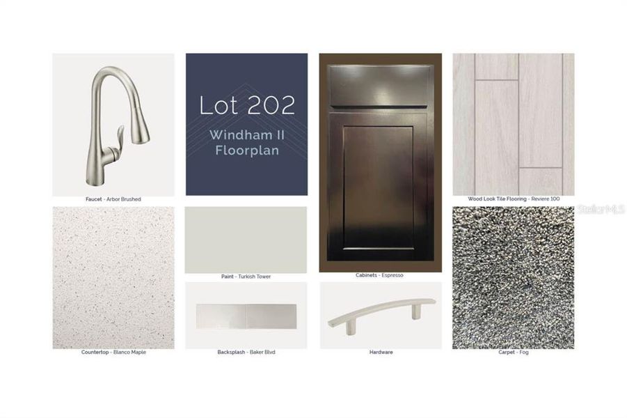 Sample of building materials used in homes in Emerson Pointe, Apopka (Image 7). Sample of building materials used in homes in Emerson Pointe, Apopka (Image 7).