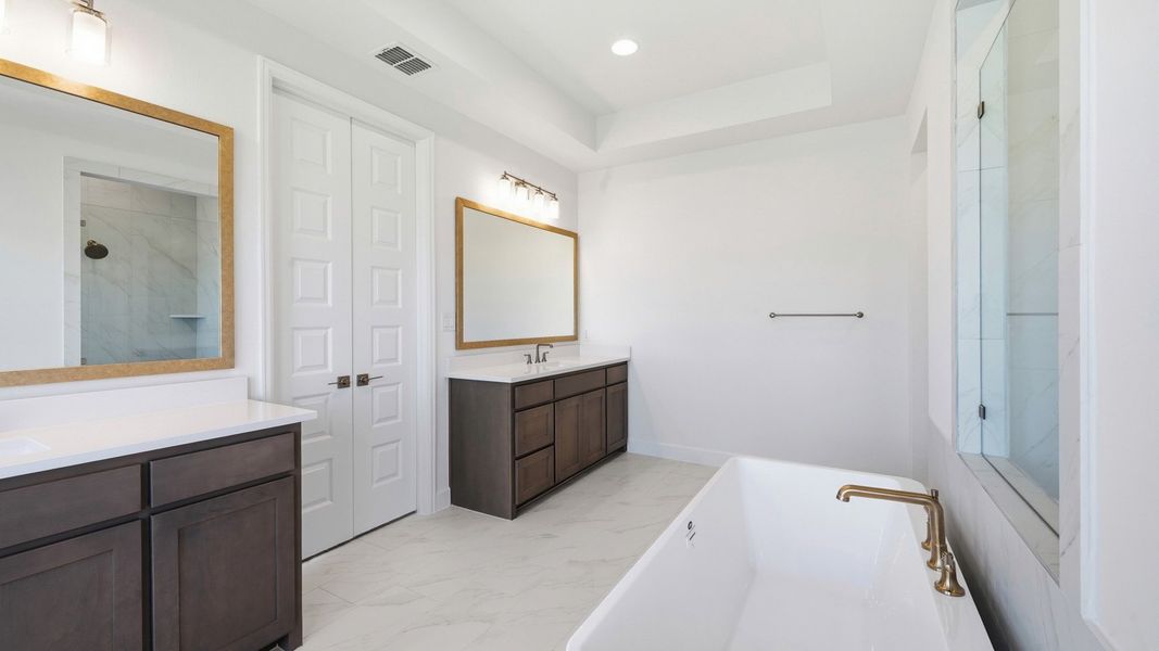 Furnished interior view inside a new home in Landmark, Denton (Image 14).
