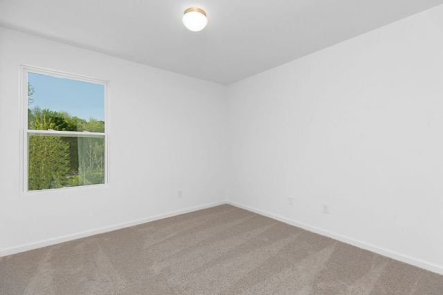 Representative unfurnished interior of a home built from the Alexandria TH by True Homes in Covington Ridge Townhomes, Thomasville (Image 19).