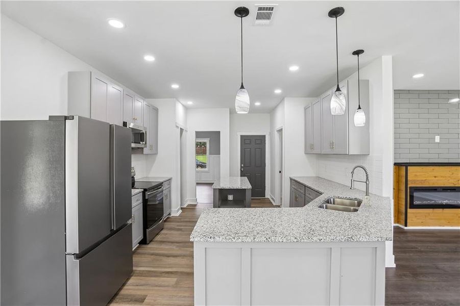 Furnished interior view inside a new home in , Covington (Image 13).