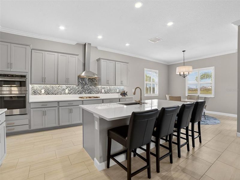 Furnished interior view inside a new home in , Parrish (Image 15).