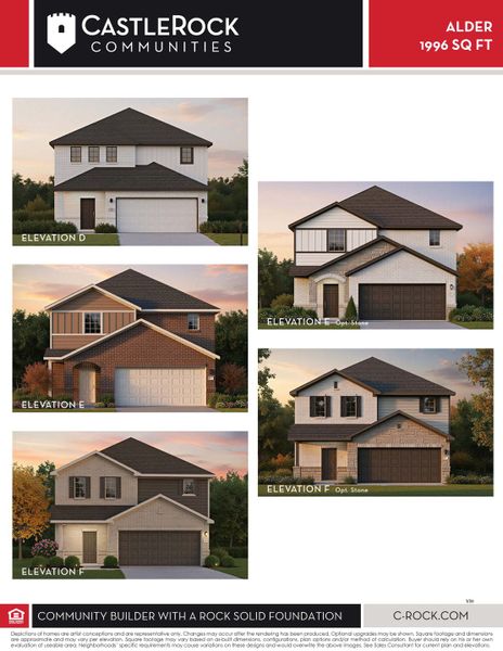 Image 3 representing the Alder by CastleRock Communities in Willow View, Converse, TX.