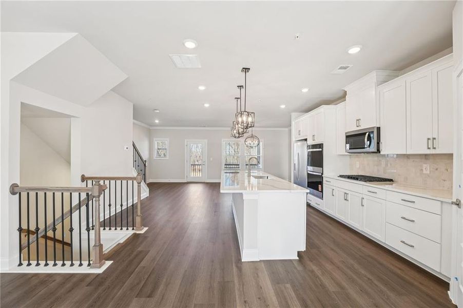 Furnished interior view inside a new home in , Cumming (Image 13).