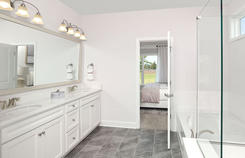 Furnished interior view inside a new home in Carriage Estates, Lexington (Image 5).