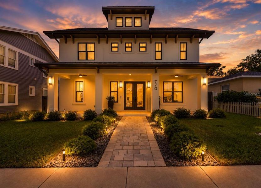 Front exterior of a new home in , St. Petersburg, FL, highlighting curb appeal (Image 2). Front exterior of a new home in , St. Petersburg, FL, highlighting curb appeal (Image 2).