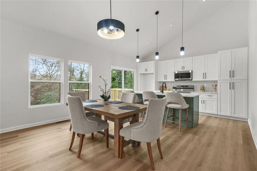 Furnished interior view inside a new home in , Atlanta (Image 26).