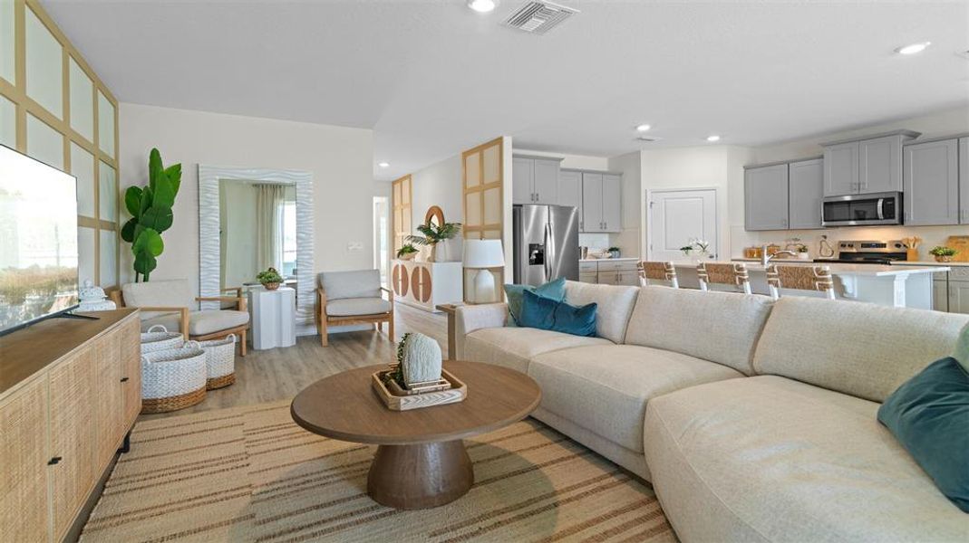 Furnished interior view inside a new home in Archers Mill, Ormond Beach (Image 17).