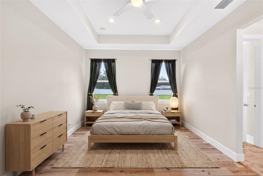 Furnished interior view inside a new home in , Bushnell (Image 40).
