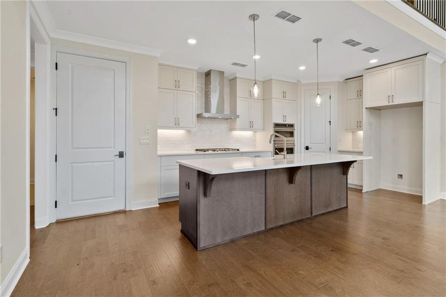 Furnished interior view inside a new home in Promenade at Sawnee Village, Cumming (Image 12).