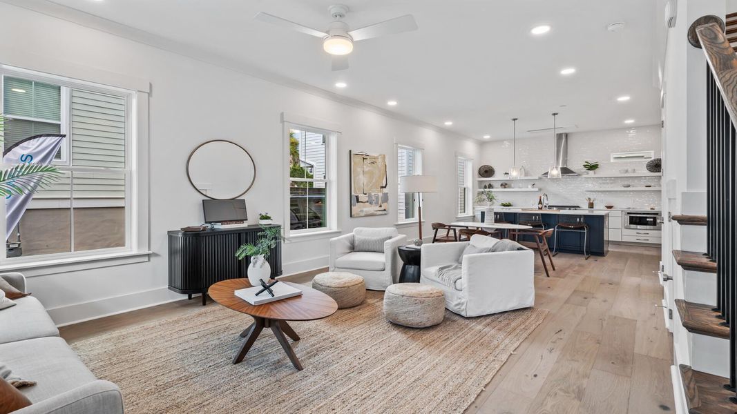 Furnished interior view inside a new home in Grants Court, Charleston (Image 12).