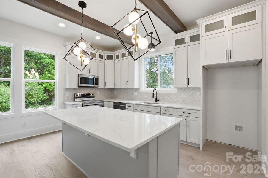 Furnished interior view inside a new home in , Marshville (Image 9).