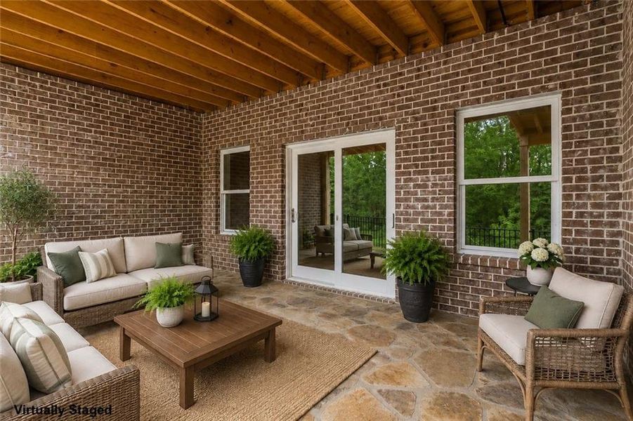 Exterior details and patio area of a home in , Gainesville (Image 26).