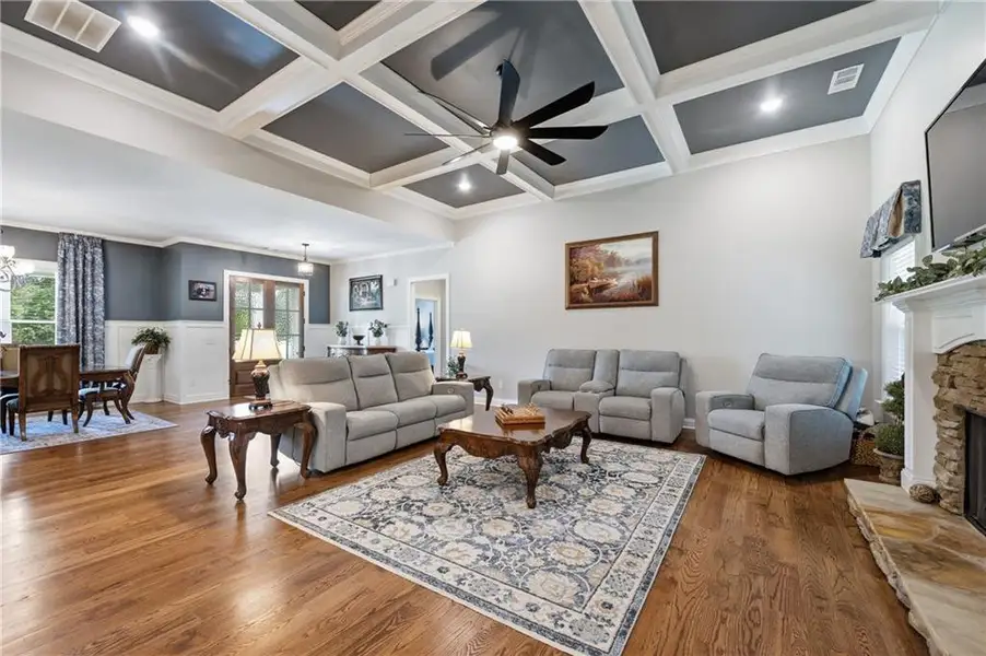 Furnished interior view inside a new home in , Dawsonville (Image 13).