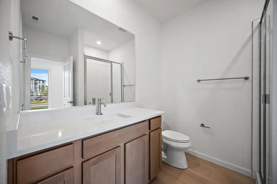 Furnished interior view inside a new home in The Commons at Victory Ridge, Colorado Springs (Image 18).