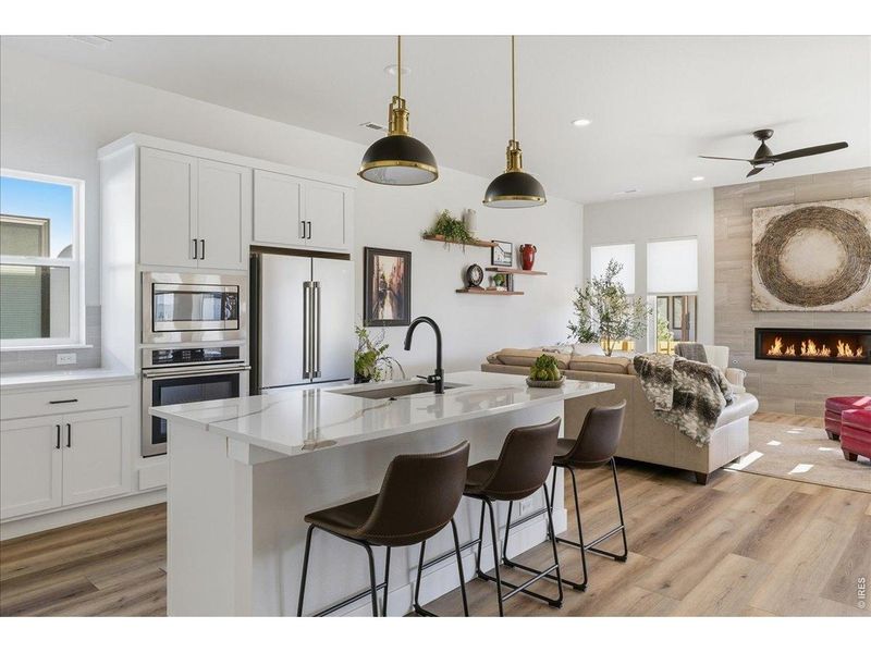 Furnished interior view inside a new home in , Windsor (Image 12).