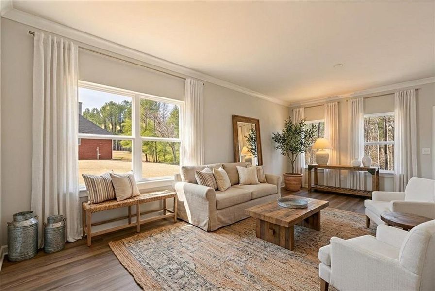 Furnished interior view inside a new home in High Shoals, Dallas (Image 12).