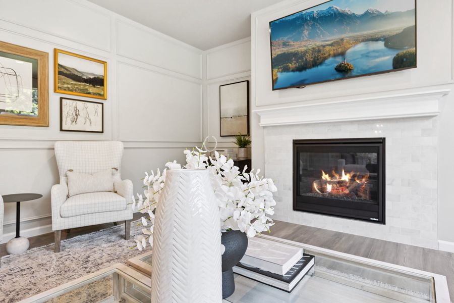 Representative furnished interior of a home built from the Silverton by Landsea Homes in Highlands Preserve, Mead (Image 17).