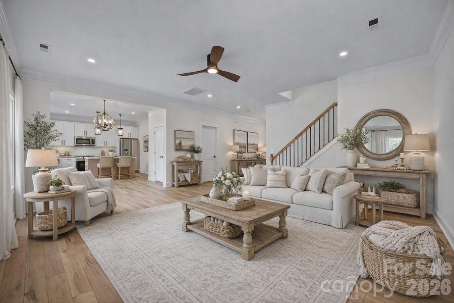 Furnished interior view inside a new home in , Salisbury (Image 13).