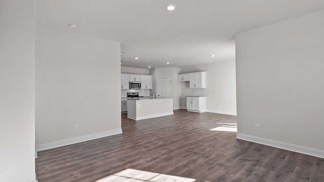 Spacious, unfurnished interior of a new home in Bedford Place, Wilson (Image 21). Spacious, unfurnished interior of a new home in Bedford Place, Wilson (Image 21).