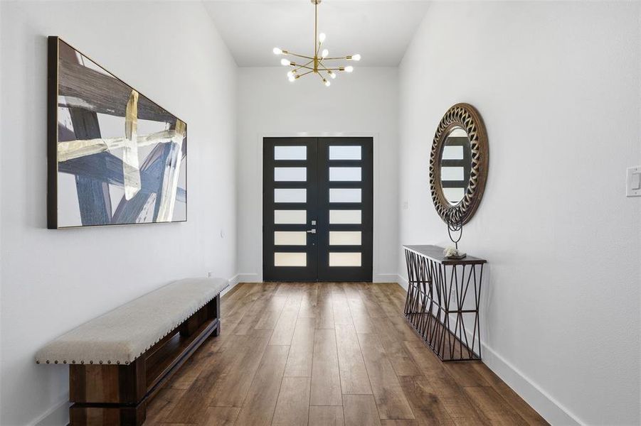 Furnished interior view inside a new home in Pecan Plantation, Granbury (Image 16).