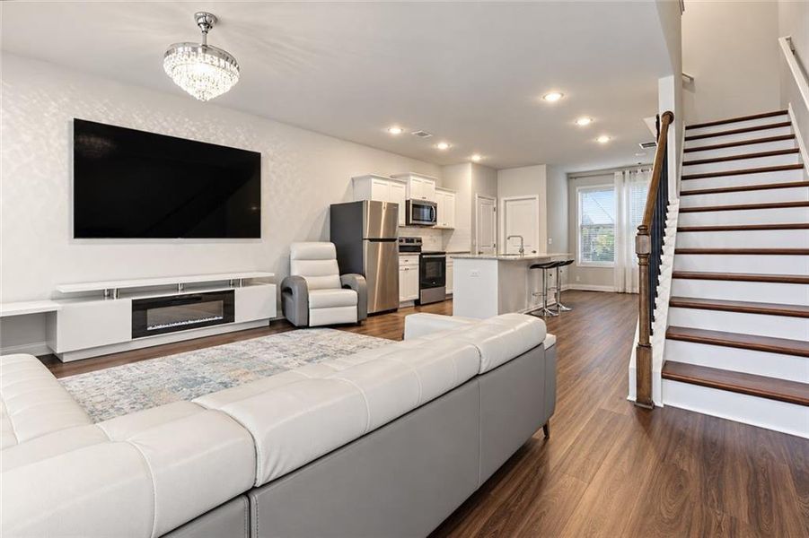 Furnished interior view inside a new home in , Lawrenceville (Image 10).