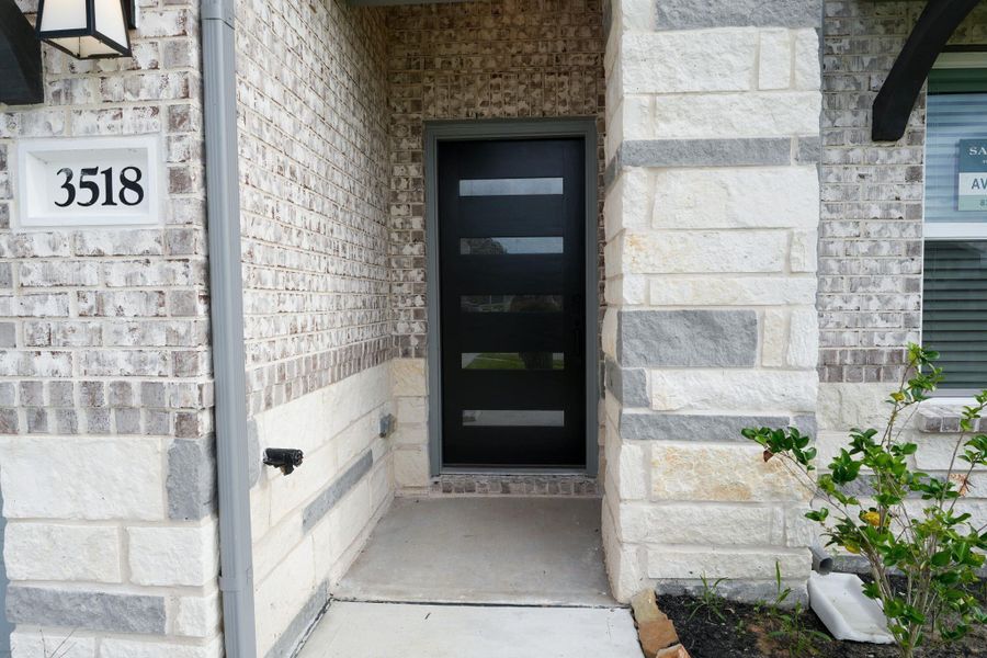 Exterior details and patio area of a home in Foxtail Palms, Manvel (Image 22).