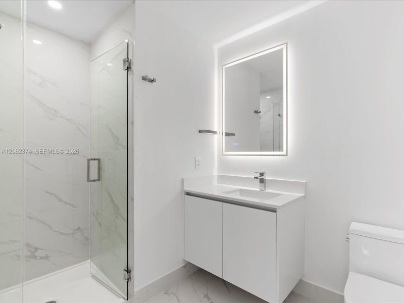 Furnished interior view inside a new home in , Miami (Image 7).