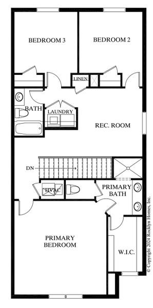 2D floor plan layout for the Redland by Rocklyn Homes in Emerald Fields, Hudson, FL (Image 3). 2D floor plan layout for the Redland by Rocklyn Homes in Emerald Fields, Hudson, FL (Image 3).