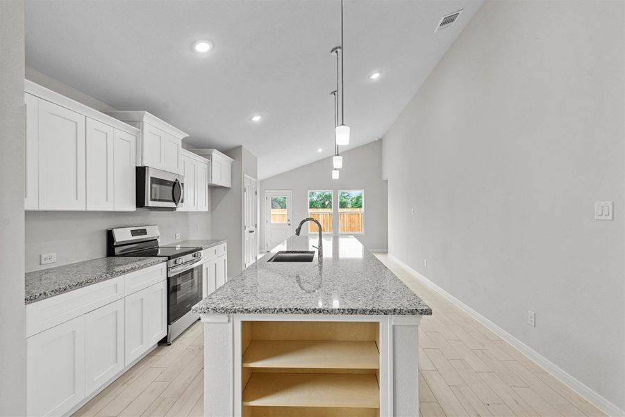 Furnished interior view inside a new home in Butler Farms, Liberty Hill (Image 9). Furnished interior view inside a new home in Butler Farms, Liberty Hill (Image 9).